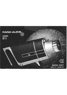Aldis Ltd Aldis 815 manual. Camera Instructions.